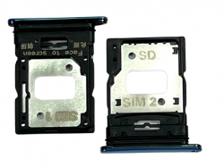 Tacka Karty SIM Szufladka Xiaomi Mi 11 Lite 4G / 5G Niebieska