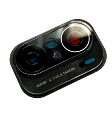 Oczko Aparatu Szkło Kamery Xiaomi Poco F3 5G z Obudową Night Black