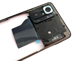 Oryginalna Ramka Oczko Aparatu Szkło Kamery Xiaomi Redmi Note 10 Pro Onyx Grey