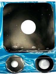 Oczko Aparatu Szkło Kamery Xiaomi 12T /12T Pro - Zestaw 3szt