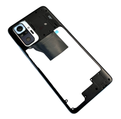 Oryginalna Ramka Oczko Aparatu Szkło Kamery Xiaomi Redmi Note 10 Pro Glacier Blue