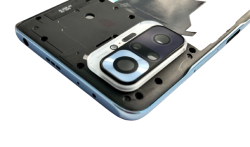 Oryginalna Ramka Oczko Aparatu Szkło Kamery Xiaomi Redmi Note 10 Pro Glacier Blue