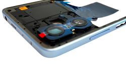 Oryginalna Ramka Korpus Xiaomi Redmi Note 12 Pro 5G Sky Blue