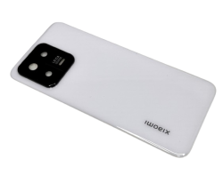 Klapka Baterii Obudowa Xiaomi 13 White ze szkłem aparatu