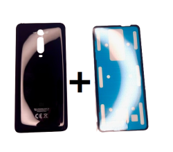Klapka Baterii Plecki Xiaomi Mi 9T / Mi 9T Pro Czarna + Klej / Zestaw