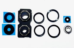 Oczko Aparatu Szkło Kamery Redmi Note 13 Pro Plus + 5G z Obudową Grey