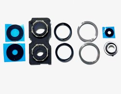 Oczko Aparatu Szkło Kamery Redmi Note 13 Pro Plus + 5G z Obudową White