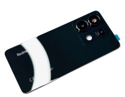 Oryginalna klapka baterii Xiaomi Redmi Note 13 Pro 5G Midnight Black CE 2312DRA50G z oczkiem aparatu