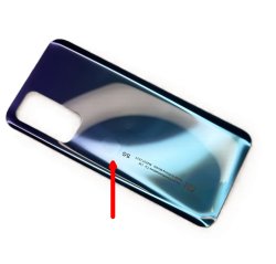 Klapka Baterii Xiaomi Mi 10T 5G / Mi 10T Pro Niebieska Outlet/2