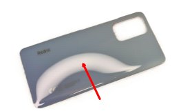 Klapka Baterii Xiaomi Redmi Note 10 Pro Niebieska - szklana Outlet/1