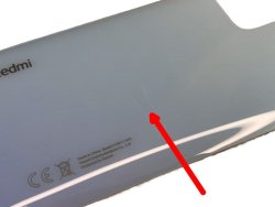 Klapka Baterii Xiaomi Redmi Note 10 Pro Niebieska - szklana Outlet/1