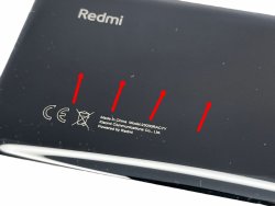 Klapka Baterii Plecki Obudowa Xiaomi Redmi Note 12s Onyx Black CE OUTLET/1