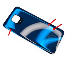 Klapka Baterii Xiaomi Redmi Note 9 Pro / 9s Niebieska OUTLET/1