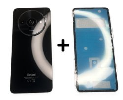 Klapka baterii Xiaomi Redmi A3 Czarna 23129RN51X 2312CRNCOL, 23129RN51H + Klej / Zestaw kompletny