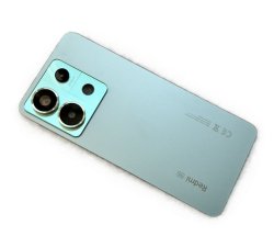 Klapka Baterii Xiaomi Redmi Note 13 Pro 5G Niebieska - Kompletna ze szkłem aparatu i taśmą montażową