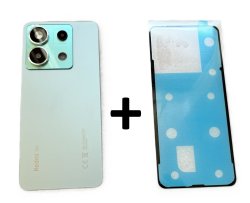 Klapka Baterii Xiaomi Redmi Note 13 Pro 5G Niebieska - Kompletna ze szkłem aparatu i taśmą montażową