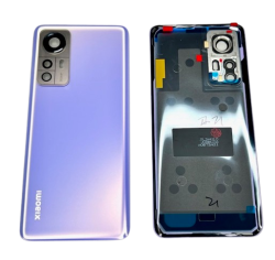 Oryginalna klapka baterii Xiaomi 12 / 12x Purple ze szkłem aparatu