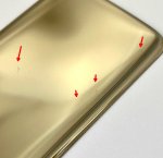 Klapka Baterii Plecki Moto G6 Play XT1922 Złota OUTLET /1a