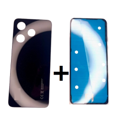 Klapka Baterii Plecki Redmi 13 Czarna + Klej / Zestaw