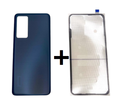 Klapka Baterii Plecki Xiaomi 12 / 12x Grafitowa + Klej / Zestaw