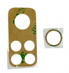 Oczko Aparatu Szkło Kamery Xiaomi 12 Pro / Mi 12 Pro Komplet Purple