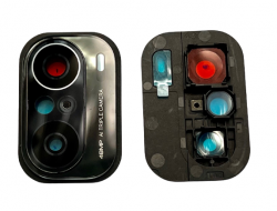 Oczko Aparatu Szkło Kamery Xiaomi Poco F3 5G (48mpx) z Obudową Night Black