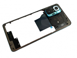 Oryginalna Ramka Oczko Aparatu Szkło Kamery Xiaomi Redmi Note 10 Pro Aurora Green