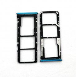 Tacka Karty SIM Szufladka Xiaomi Redmi Note 9 Pro / 9s Niebieska