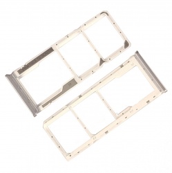 Tacka Karty SIM Szufladka Xiaomi Redmi Note 9 Pro / 9s Biała / Srebrna